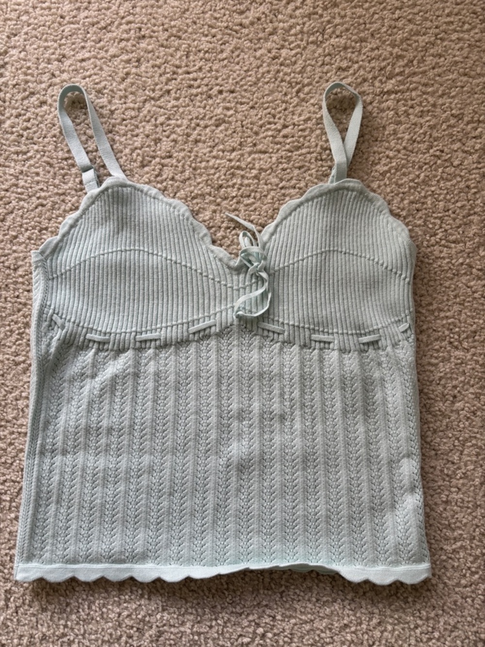 Aritzia Soloist Top - Celadon Blue